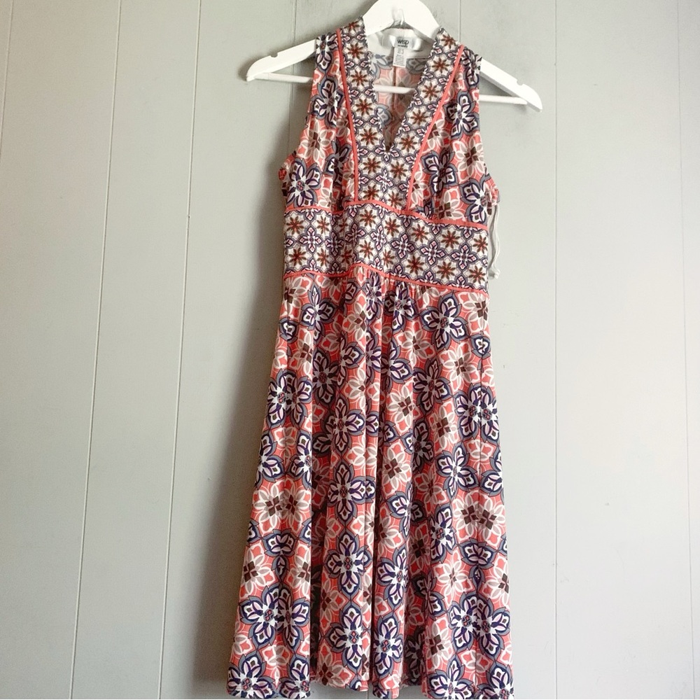 Wisp Petites Printed Sleeveless Dress 2P